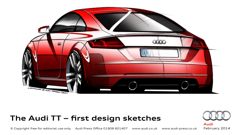 Illustration for article titled This Is What The 2015 Audi TT Will Look Like